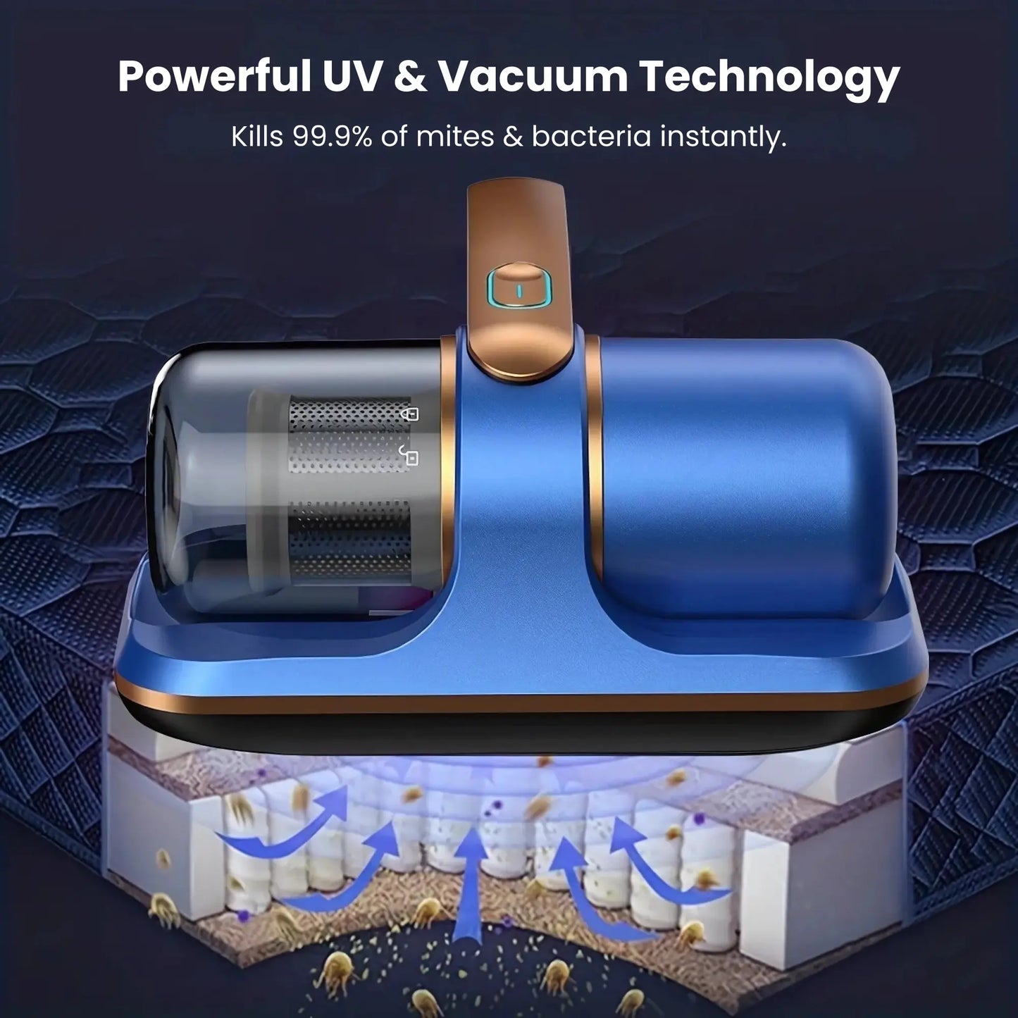 HygienMax - Advanced UV-C Mite Vacuum for a Healthier Home