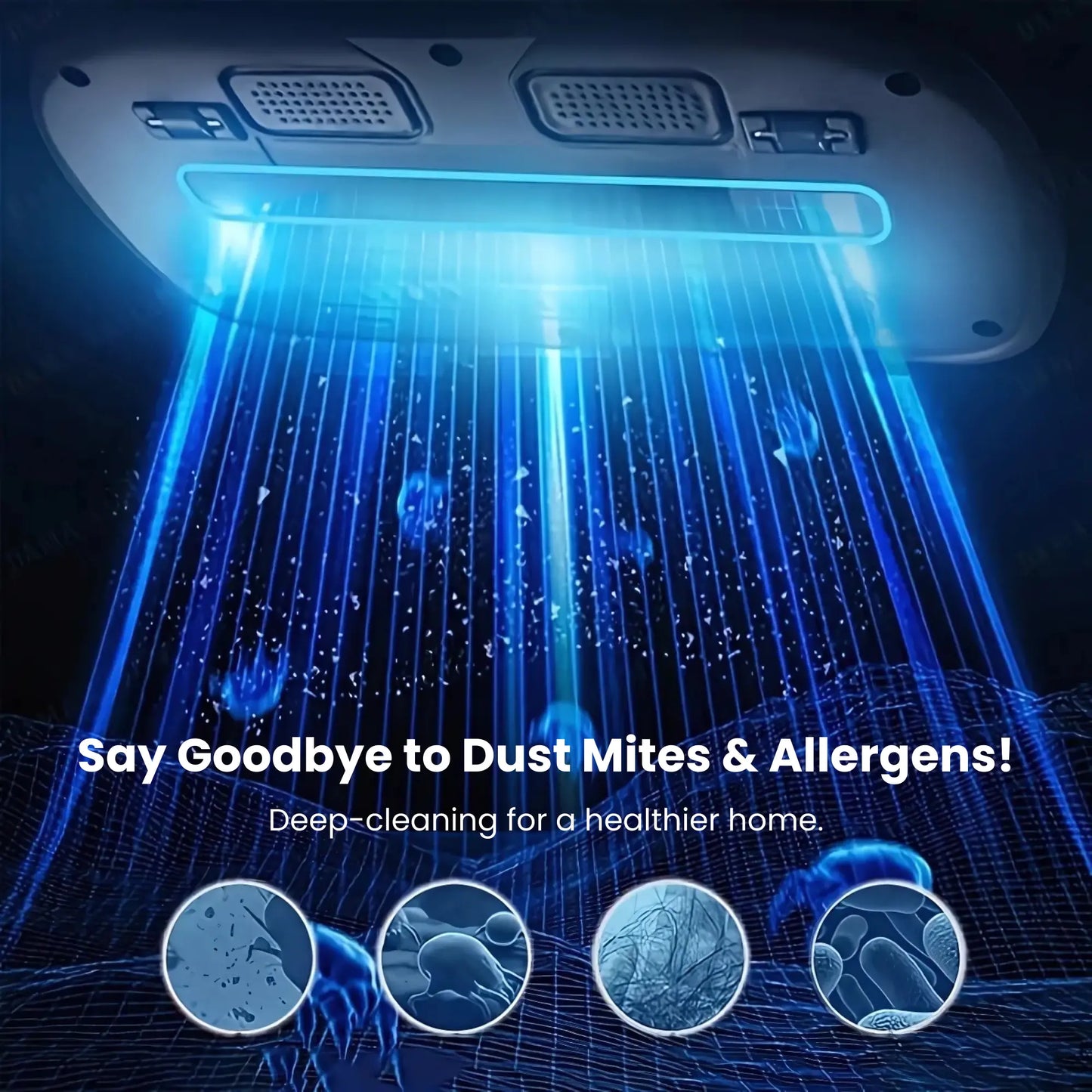 HygienMax - Advanced UV-C Mite Vacuum for a Healthier Home